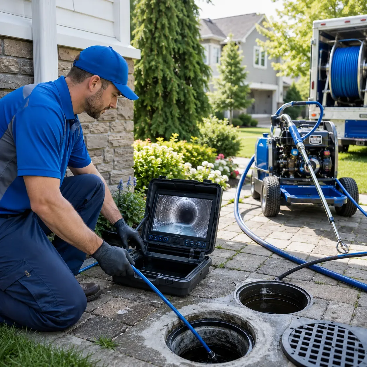 Outdoor drain cleaning professionals serving Runnemede, NJ